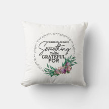 Gratitude Vibes Throw Pillow