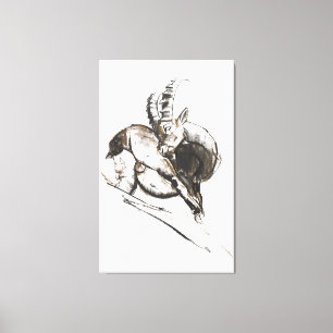Grattarsi Canvas Print