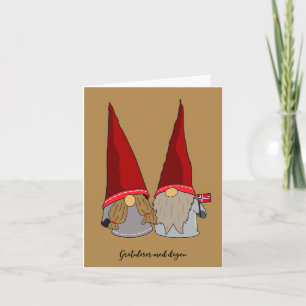 Gratulerer med dagen, Norwegian Happy Birthday  Card