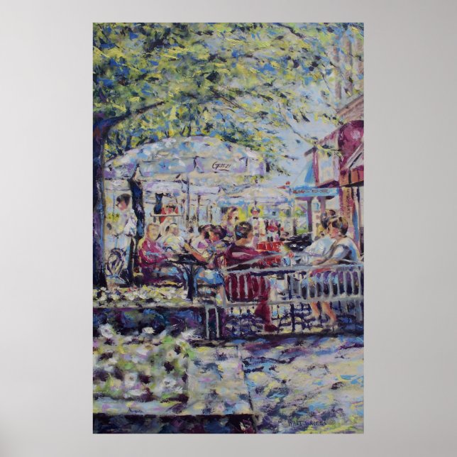 Gratzi's Main Street Summer scene Poster (Front)