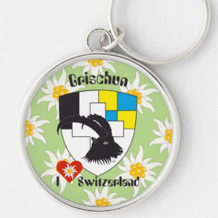 Graubünden Grischun Grigioni Schlüsselanhänger Key Ring