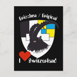 Graubünden Grischun Schweiz Suisse Postkarte Postcard