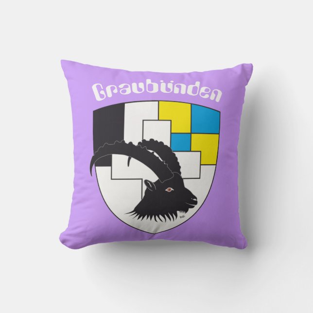 Graubünden Switzerland Cushion (Front)