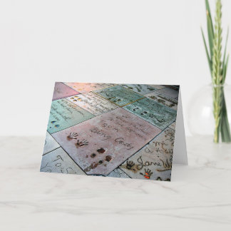 graumann's chinese theatre card