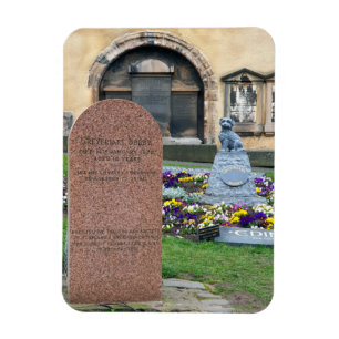 Grave and shrine to Bobby in Greyfriars Kirkyard Magnet