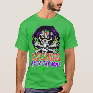 Grave Digger Bad to the Bone monster jam grave dig T-Shirt