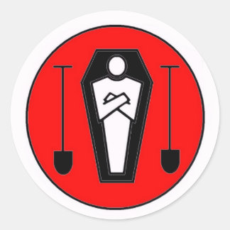 Grave Diggers Union 13 Classic Round Sticker