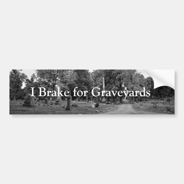 Grave Hunter  Bumper Sticker (Front)
