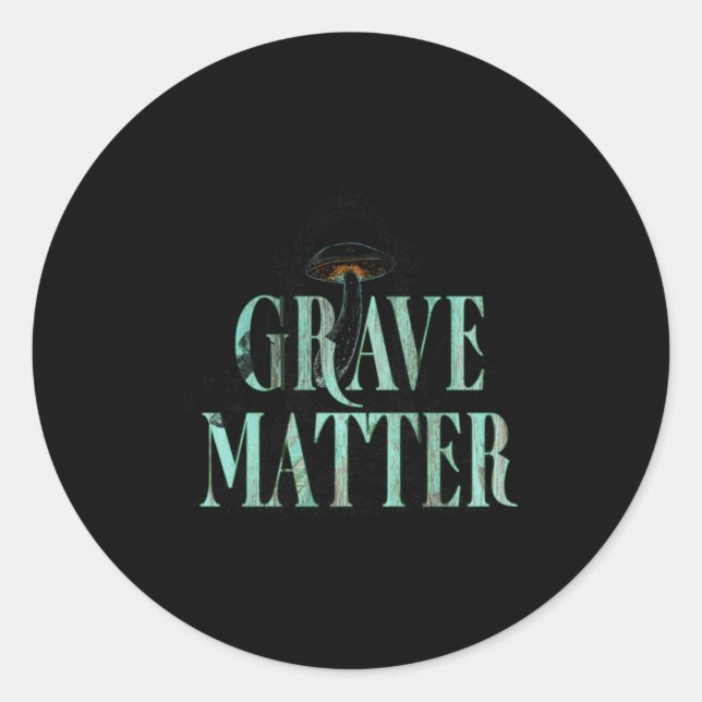 Grave Logo 2 Sticker  (Front)