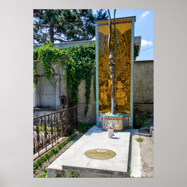 Grave Of Ernst Fuchs Poster (Front)