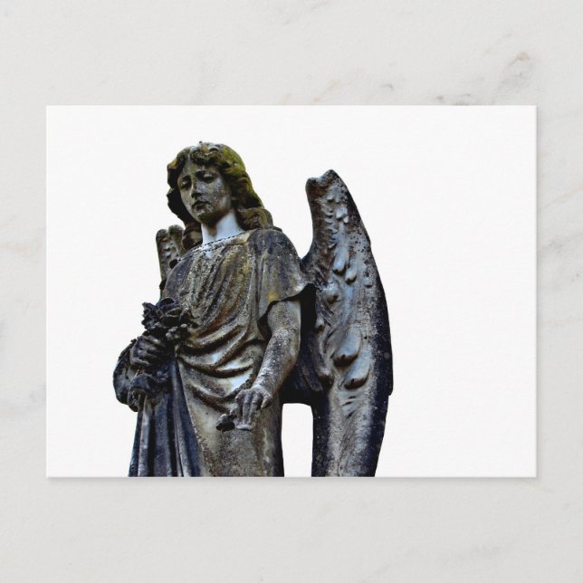 Grave Statue Postcard (Front)