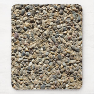 Gravel and Sand Realistic Texture Rock Photography Mouse Pad