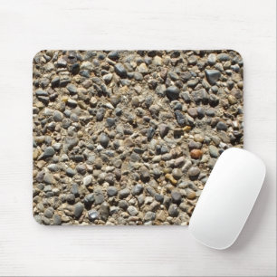 Gravel and Sand Realistic Texture Rock Photography Mouse Pad