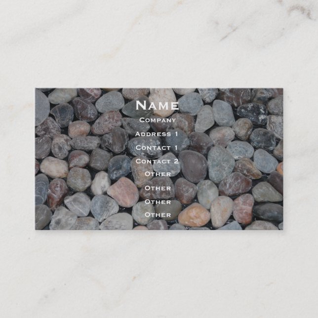 Gravel Business Card (Front)