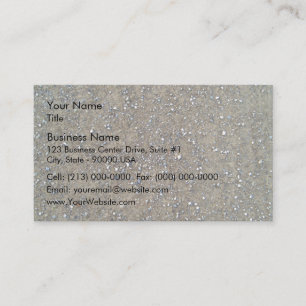 Gravel Dirt Road Close-up Business Card