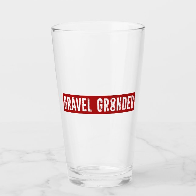 Gravel Grinder Chain Link Glass (Front)