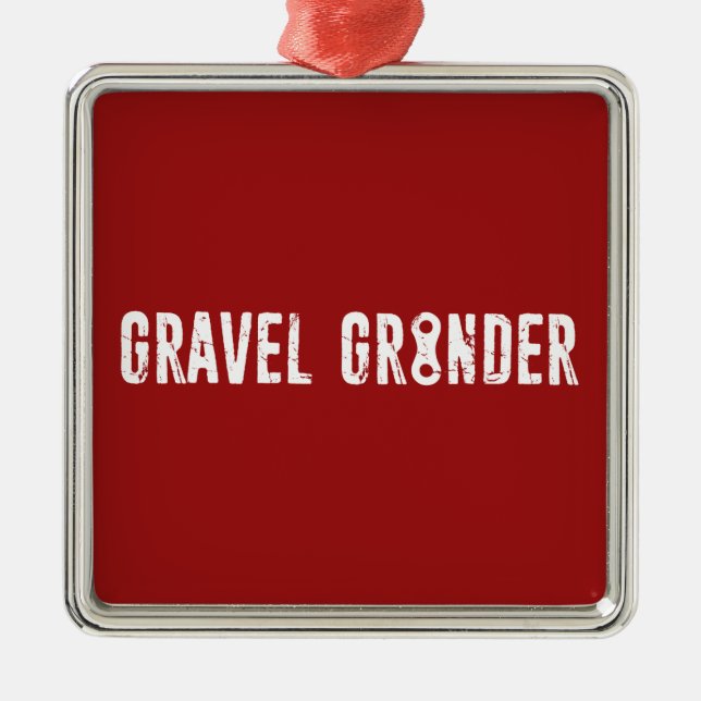 Gravel Grinder Chain Link Metal Tree Decoration (Front)