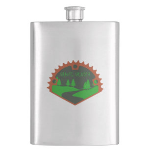 Gravel Grinder Hip Flask
