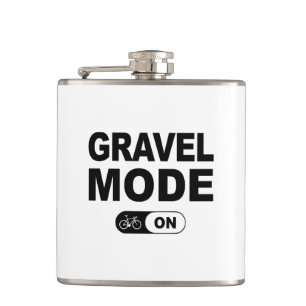 Gravel Mode On Hip Flask