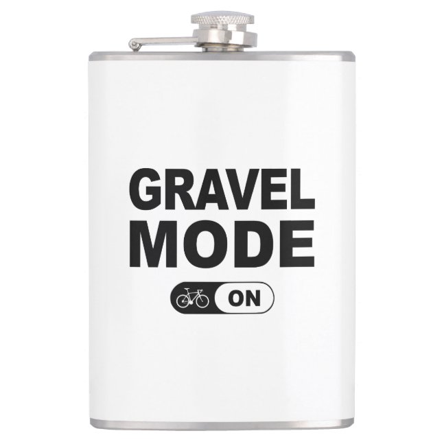 Gravel Mode On Hip Flask (Front)