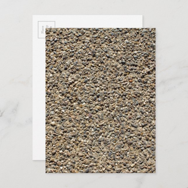 Gravel Rocks and Sand Nature Photography Postcard (Front/Back)