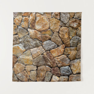 Gravel small stone wall  tapestry