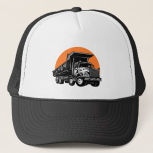 Gravel Truck Dump Heavy Equipment Construction  Trucker Hat