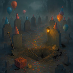 Graveyard Celebration – Gothic Party Decoupage  Tissue Paper