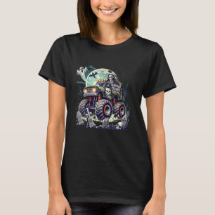 Graveyard Crusher Funny Halloween Costume Monster T-Shirt
