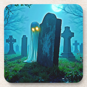 Graveyard Ghost's Eerie Glimpse Coaster