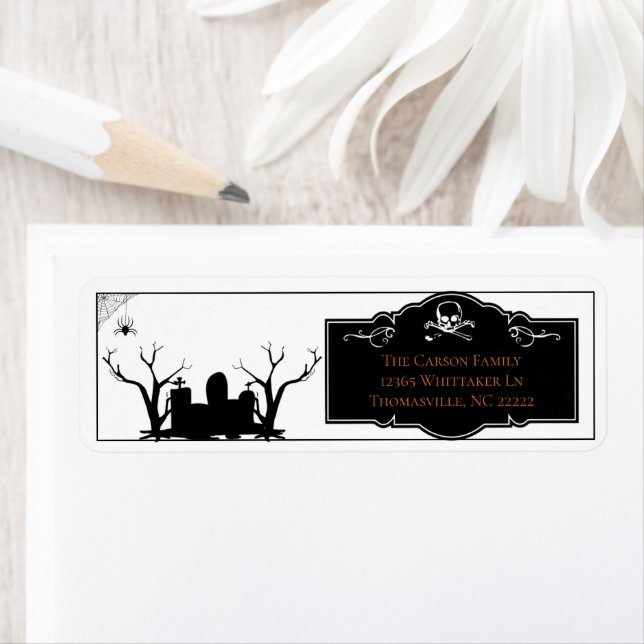 Graveyard Halloween | White (Insitu)
