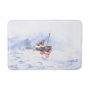 "Graveyard of Ships" Bath Mat