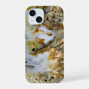 Graveyard Plume Agate Design iPhone 15 Case