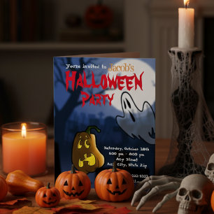Graveyard Scare Halloween/Birthday Invite