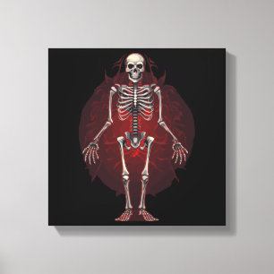  Graveyard Whispers Canvas Print
