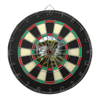 Graveyard Zombie Rising Full Moon Funny Dartboard