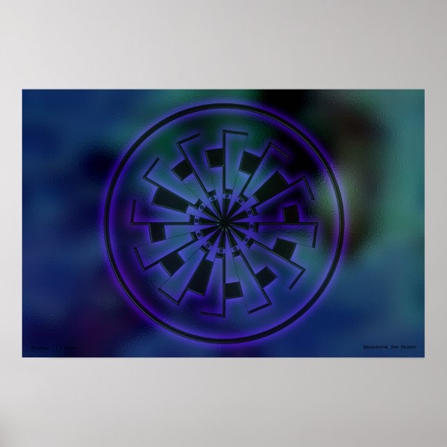 Gravitational Time Dilation Poster (Front)