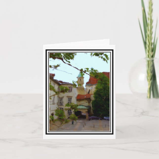 Gravity and Glass, Graz, Austria Card (Front)