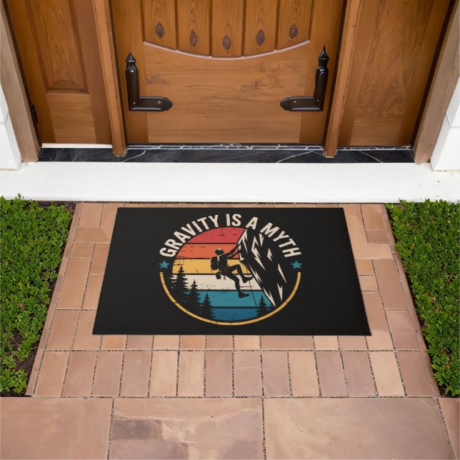 Gravity Is A Myth Doormat (Outdoor)
