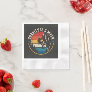 Gravity Is A Myth Napkin