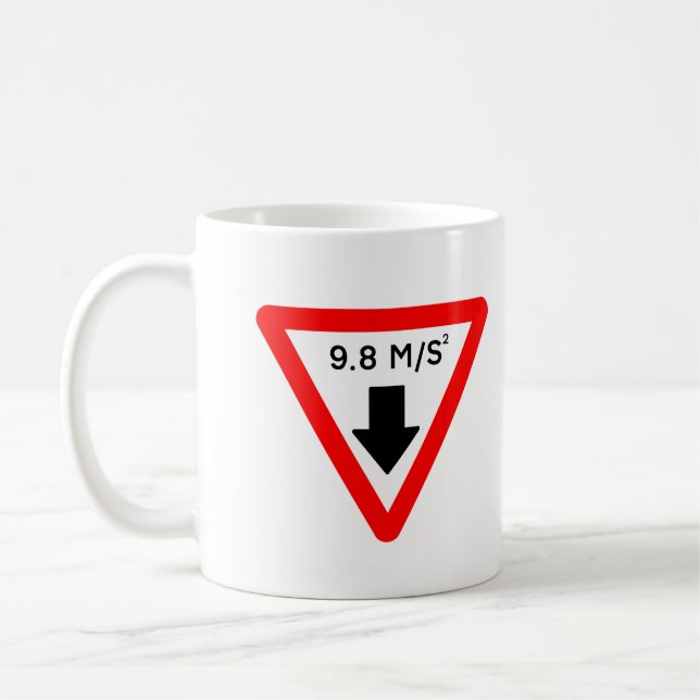 Gravity.  It's the Law. Coffee Mug (Left)