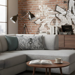 Gravity Lost: Urban Astronaut Pillow