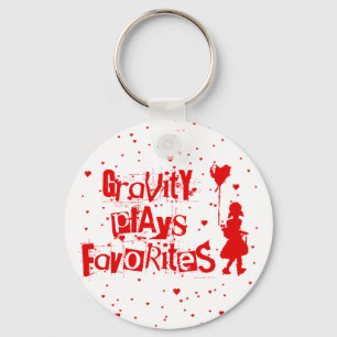 gravity plays favourites key ring