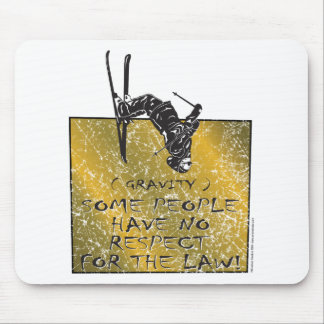 Gravity Skier Mouse Pad