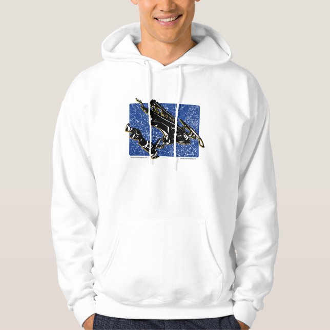 GRAVITY-SLED-CAFE HOODIE (Front)