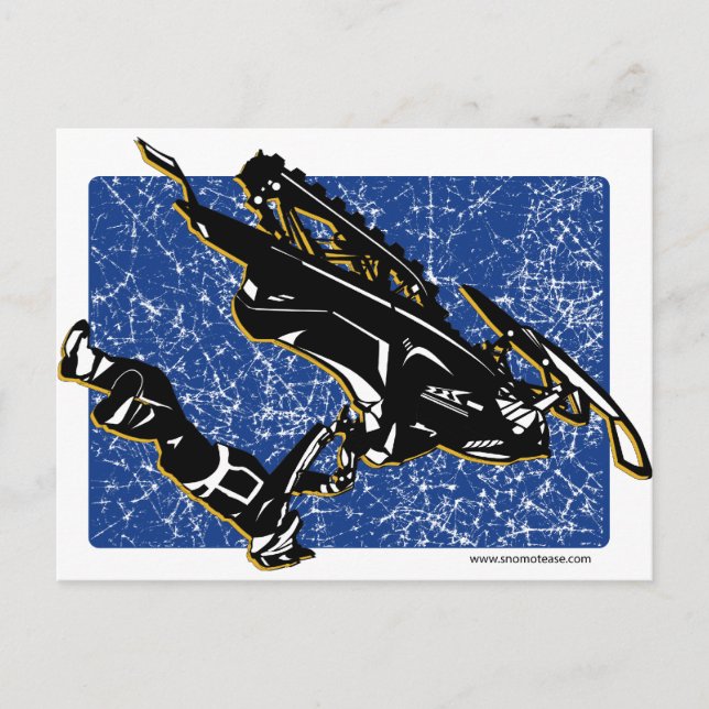 GRAVITY-SLED POSTCARD (Front)