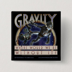 "Gravity" Square Button