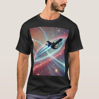 "Gravity Voyage: Drifting Through the Stars" T-Shirt