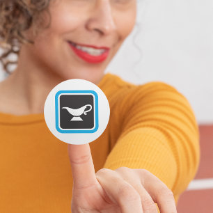 Gravy Boat Icon Square Sticker