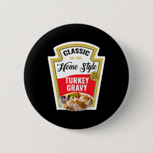Gravy Jar Costume For Thanksgiving Party Fun And L 6 Cm Round Badge